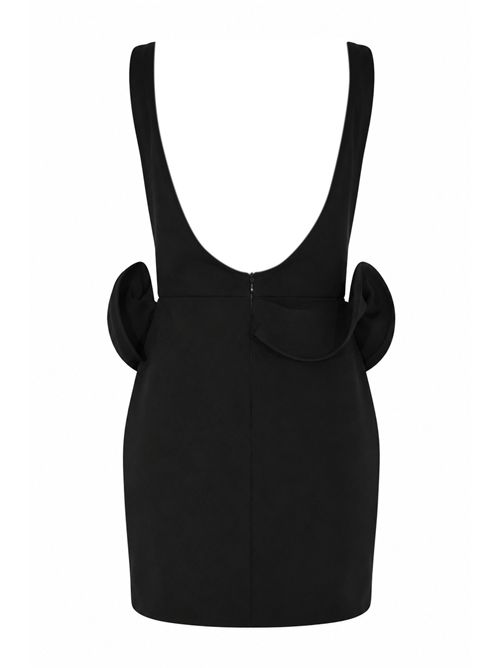 Abito corto in crepe con rosa Caviale NO SECRETS | 261NS123CAVIALE